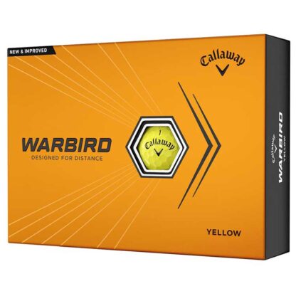 Callaway Warbird Yellow logogolfballen