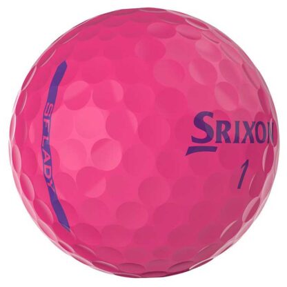 Srixon Soft Feel Lady Pink logo golfballen