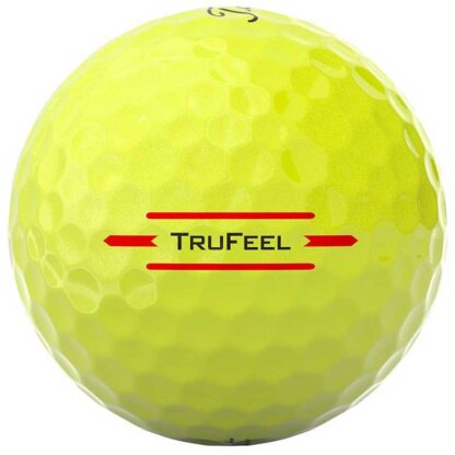 Titleist TruFeel Yellow logo golfballen