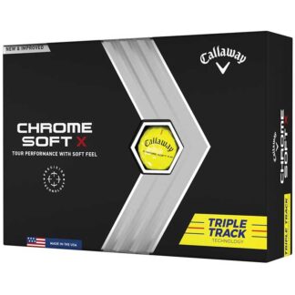Callaway Chrome Soft X Triple Track logogolfballen